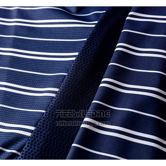 2019 Fietskleding La Passione Stripe Blauw Korte Mouwen en Koersbroek